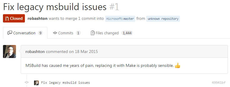 Fix legacy msbuild issues